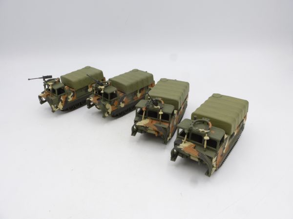 Roco Minitanks 4 x M548 M-730 - bemalt, Kleinteile können fehlen