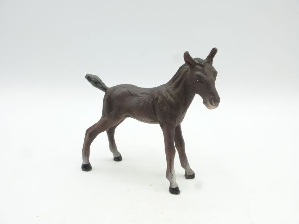 Elastolin (compound) Foal standing, dark brown - great condition