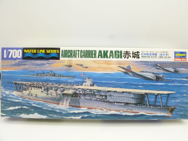 Hasegawa 1:700 Water Line Series, AKAGI Aircraft Carrier, No. 201 - orig. packaging