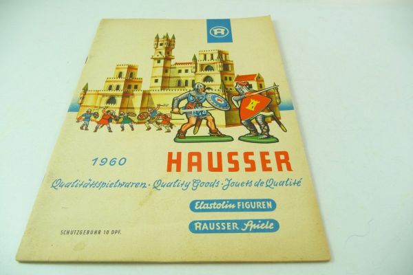 Hausser / Elastolin Originalkatalog 1960 (27 Seiten) - altersentspr. sehr guter Zustand