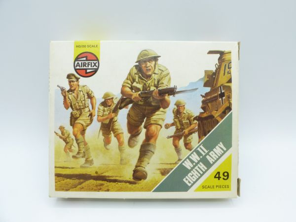 Airfix 1:72 WW II Eighth Army, No. 59 - orig. packaging, loose, complete, box very good condition
