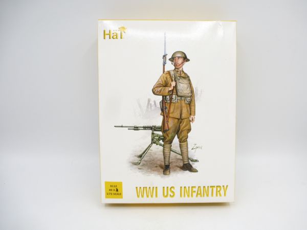 HäT 1:72 WW I US Infantry, No. 8112 - orig. packaging, on cast