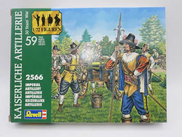 Revell 1:72 Imperial Artillery, No. 2566 - orig. packaging, on cast