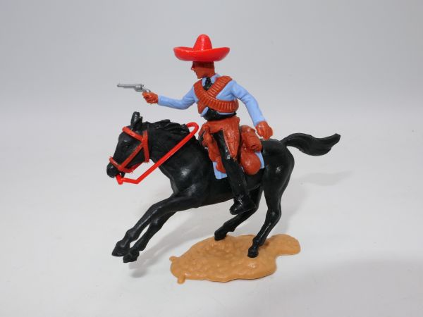 Timpo Toys Mexikaner zu Pferd, Pistole schießend