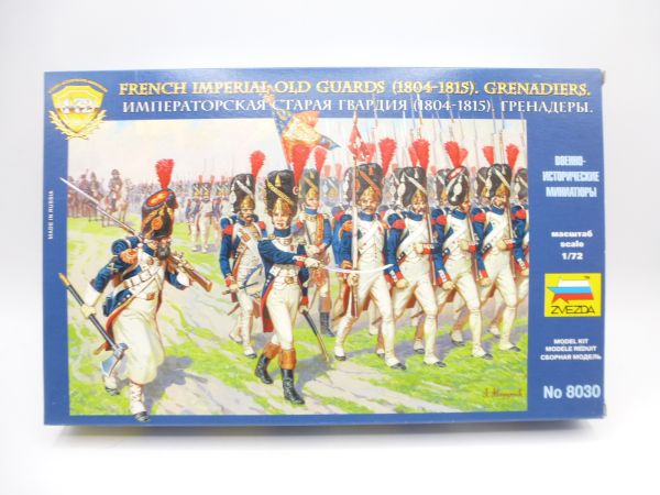 Zvezda 1:72 French Imperial Old Guards 1804-1815, No. 8030 - orig. packaging
