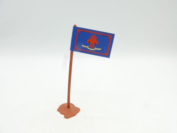 Timpo Toys Great rare stand flag for knight scenes - original