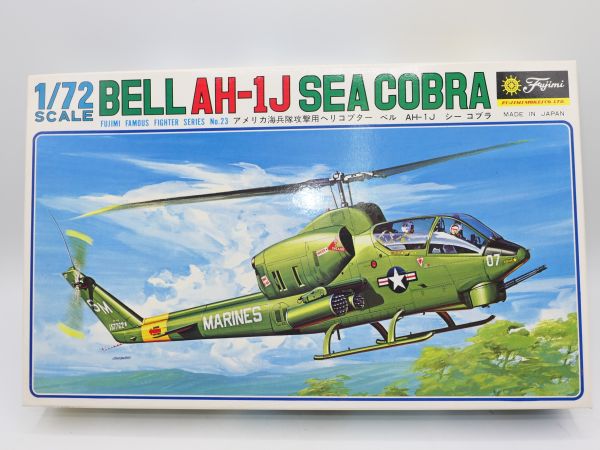 Fujimi 1:72 Bell-AH-1J SEA COBRA, Nr. 7A/23 - OVP, Box mit Lagerspuren