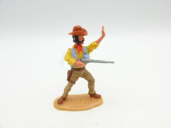 Timpo Toys Sheriff 4th version standing with rifle, arm on top