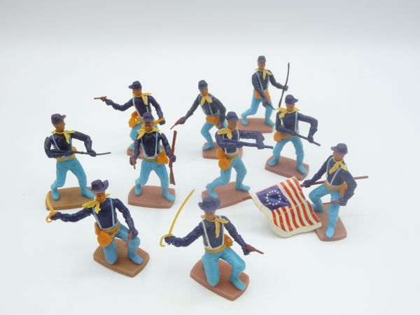 Plasty Nice set of Union Army soldiers (10 figures)