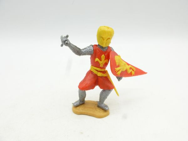 Timpo Toys Medieval knight yellow/orange - on rare lower part