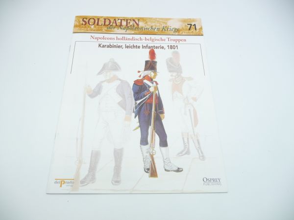 del Prado Booklet No. 71, Carabinier, Light Infantry 1801