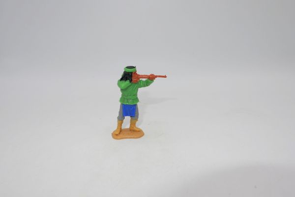 Timpo Toys Apache standing shooting, neon green