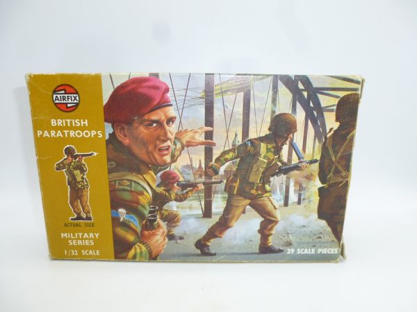 Airfix 1:35 British Paratroops, No. 172 - orig. packaging (old box), complete