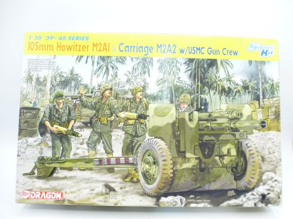 Dragon 1:35 105 mm Howitzer M2A1 & Carriage M2A2 with Gun Crew