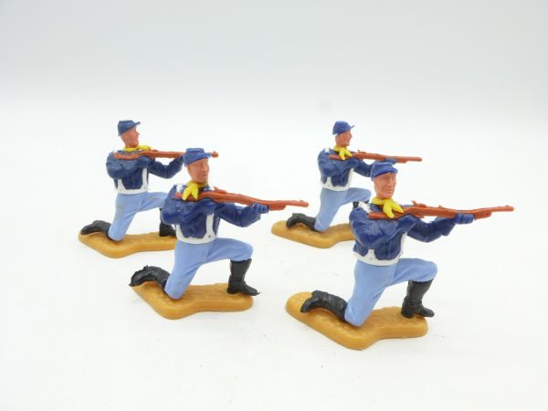 Timpo Toys 4 Nordstaatler 1. Version, kniend Gewehr schießend