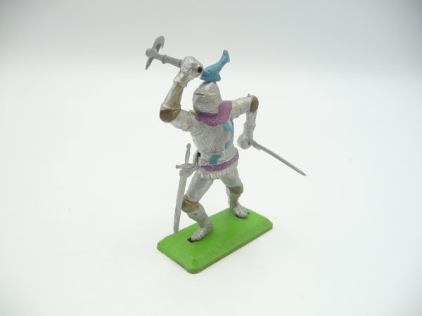 Britains Deetail Knight 2nd version with sword + battleaxe