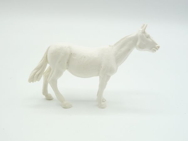 Timpo Toys Pasture horse standing, looking straight ahead, white