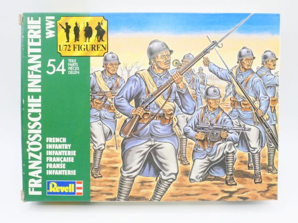 Revell 1:72 French Infantry, No. 2505 - orig. packaging, 48 parts, not complete