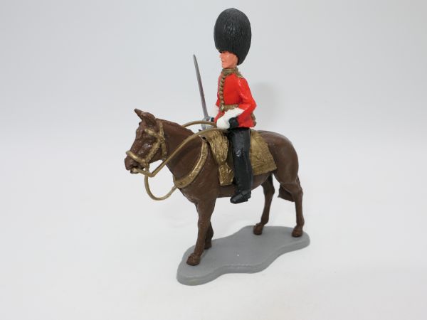 Timpo Toys Guardsman (officer) on brown horse