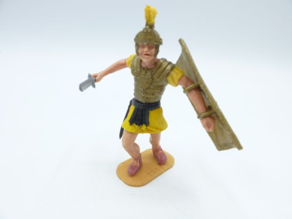 Timpo Toys Roman standing (yellow) - rare red-brown sandals (original)