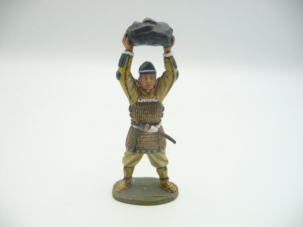 del Prado Japanese warrior throwing stone # 090