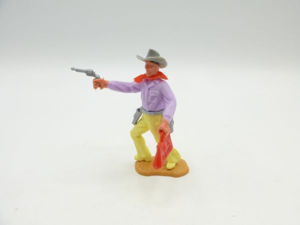 Timpo Toys Cowboy 2nd version with pistol + bag in front