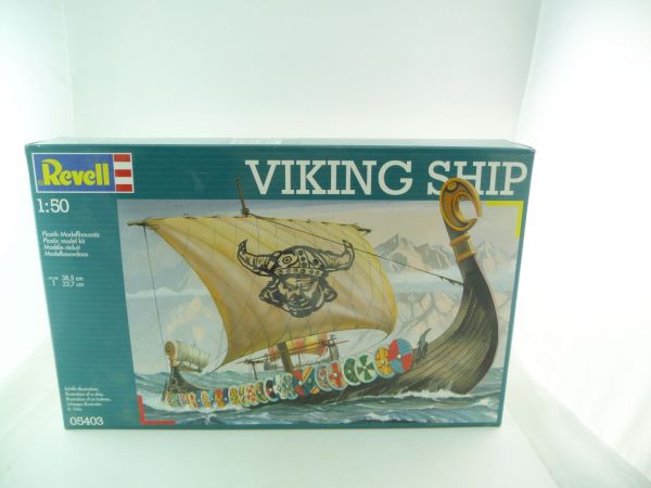 Revell 1:50 Viking ship, No. 5403 - orig. packing, complete, incl. package leaflet