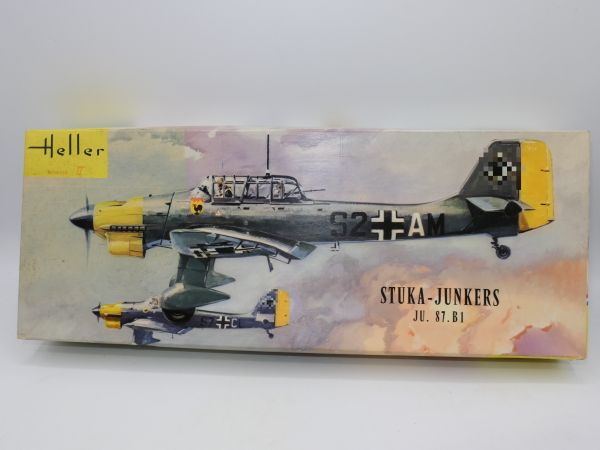 Heller 1:72 Stuka Junkers, Nr. L388 - OVP, am Guss, Box mit Lagerspuren