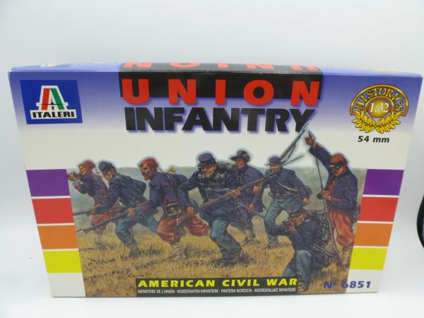 Italeri 1:32 ACW "Union Infantry", No. 6851 - orig. packaging, figures complete