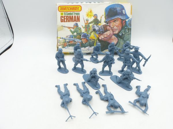 Matchbox 1:32 15 Combat Troops German, Nr. P6001