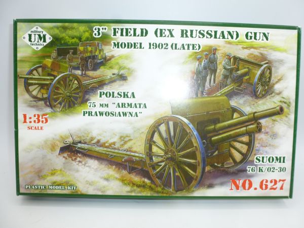 UM 1:35 3" Field (Ex Russian) Gun Polska, Nr. 627 - OVP