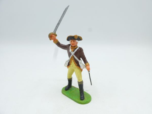 Elastolin 7 cm Regiment Washington: Officer storming with sabre