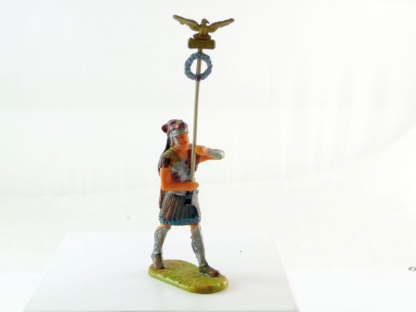Elastolin 7 cm Standard bearer with eagle, No. 8403 - great early painting