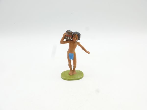 Elastolin 7 cm Indian child with jug, No. 6805, light skin colour - rare