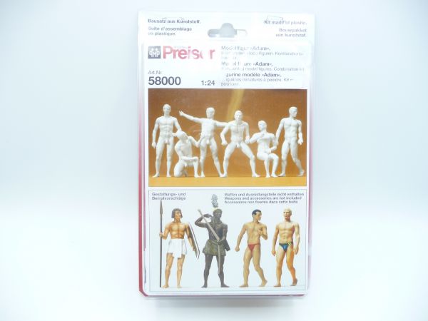Preiser 1:24 Model figure "Adam", Art. No. 58000 - orig. packaging (unopened)