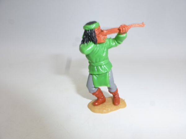 Timpo Toys Apache stehend, neongrün, schießend