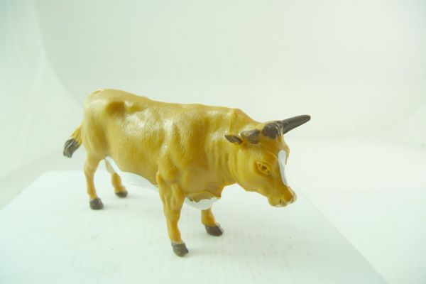 Britains Bull standing, brown/white - rare figure