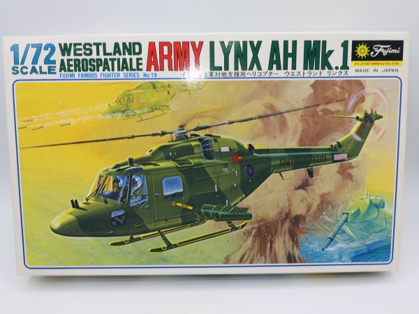 Fujimi 1:72 Westland Army Lynx AH M.1, No. 7A19 - orig. packaging, parts in bag