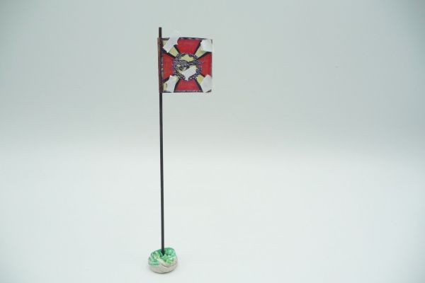 Umbau 7 cm Hakenkreuz-Fahne (Höhe 13 cm), Material Pappe