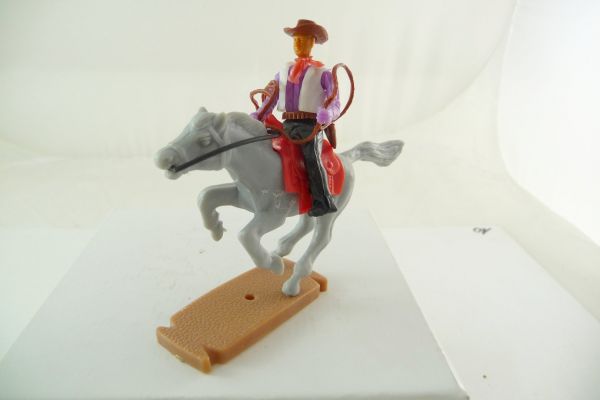Plasty Cowboy riding with lasso - top condition