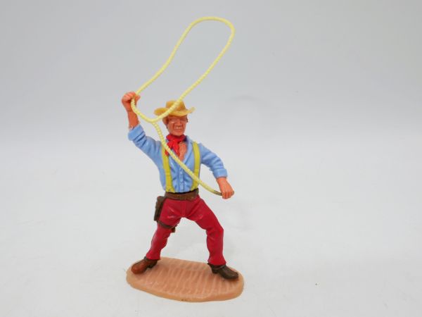 Timpo Toys Cowboy 4th version with lasso - lasso shortened
