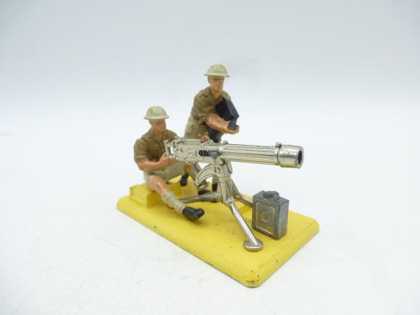Britains Deetail Minidiorama Gatling Gun 8th Army - rare