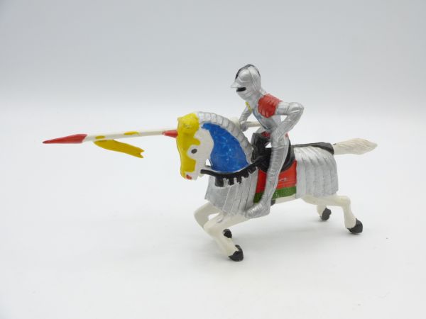 Heimo Knight riding with lance (hard plastic) - on great horse