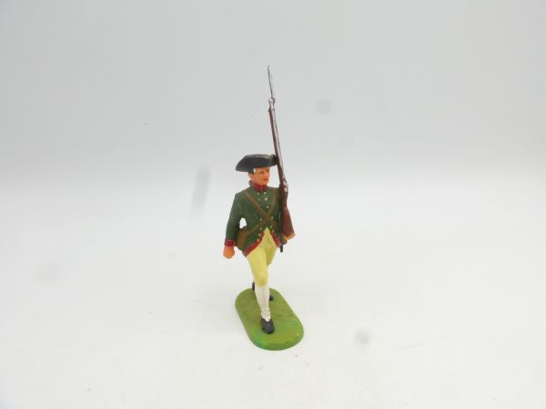 Elastolin 7 cm American Militia: Soldat im Marsch, Nr. 9133