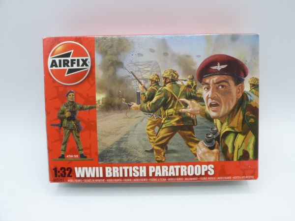 Airfix 1:32 WW II British Paratroopers, Nr. A02701 - OVP (Red Box)