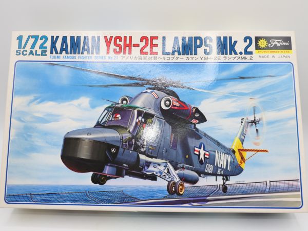 Fujimi 1:72 Kaman YSH-2E Lamps Mk.2, Nr. 21 - OVP, am Guss, Box mit Lagerspuren
