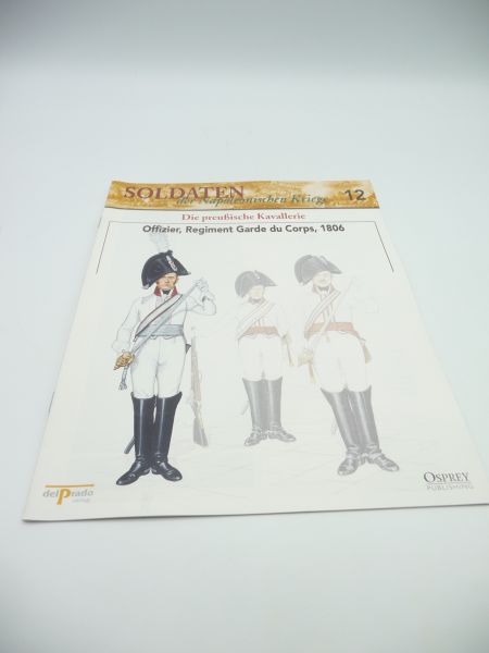 del Prado Booklet No. 12, Officer, Regiment Garde du Corps 1806