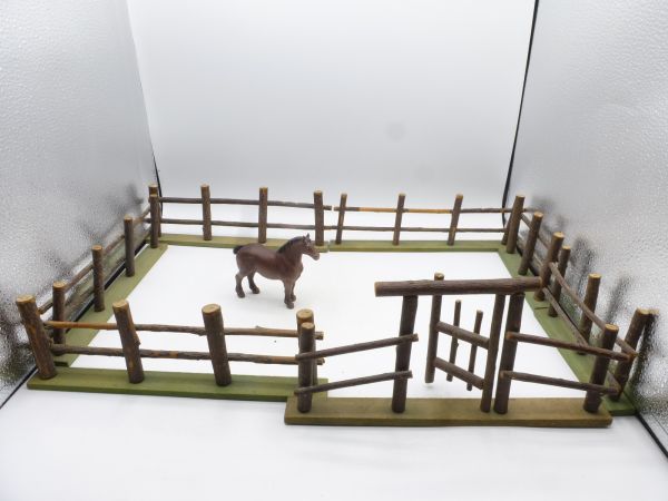 7-piece gate set for Elastolin animals (without horse)