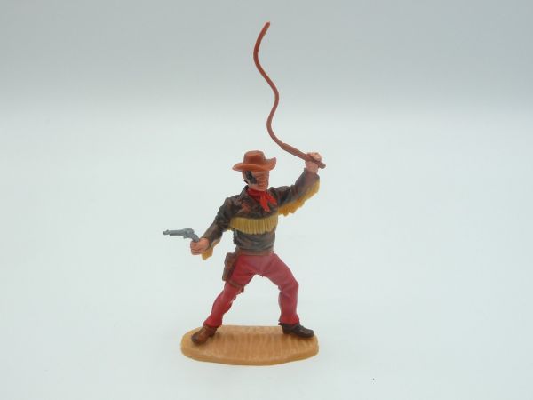Timpo Toys Cowboy 4th version standing with whip + pistol