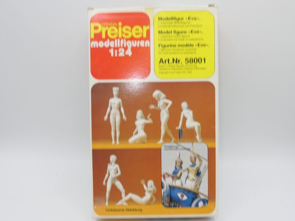 Preiser Kit model figure "Eva", No. 58001 - orig. packaging, not complete